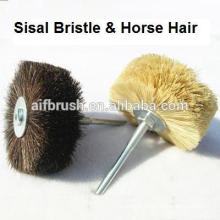 UAE hot sale nylon round horse hair brush with shaft